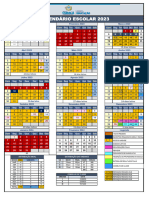 CALENDARIO ESCOLAR 2023 OFICIAL COM REPOSIÇÃO