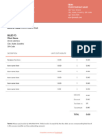 Designer Invoice Template by TrulySmall