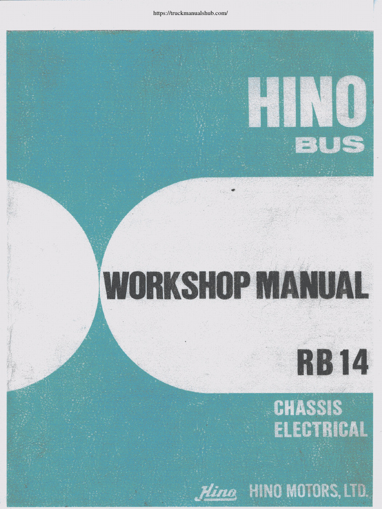 Hino RB14 Bus Workshop Manual | PDF