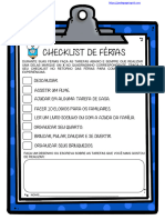 Pedagogaingrid.com Atividade Checklist de Férias