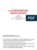 Web Browsers and Seach Engines