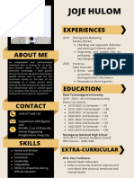 Creative Resume CV