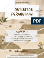 Elastisitas Permintaan