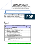 Daftar Tilik KBI KBE