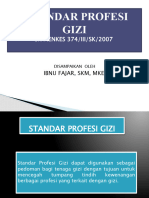 Standar Profesi Gizi