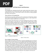 Unit 3 GIS Data Sources and Structures 1