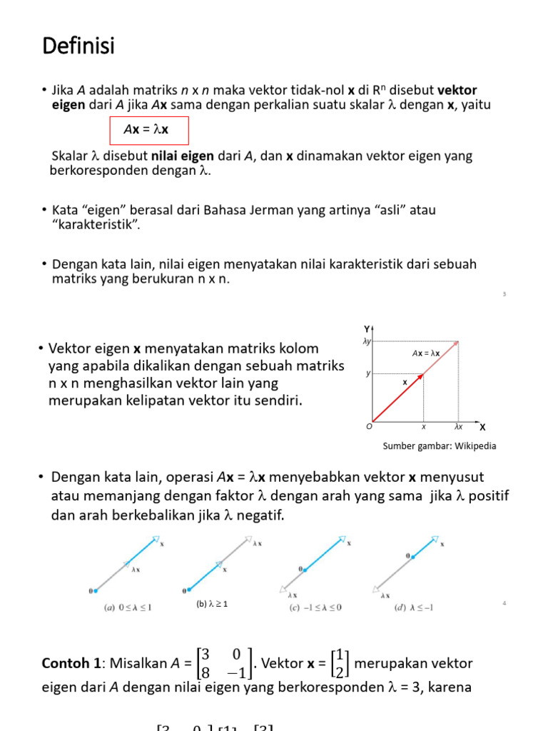 Nilai Eigen dan Eigen Vektor 1 | PDF