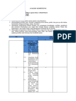 Analisis Kompetensi Semester 1