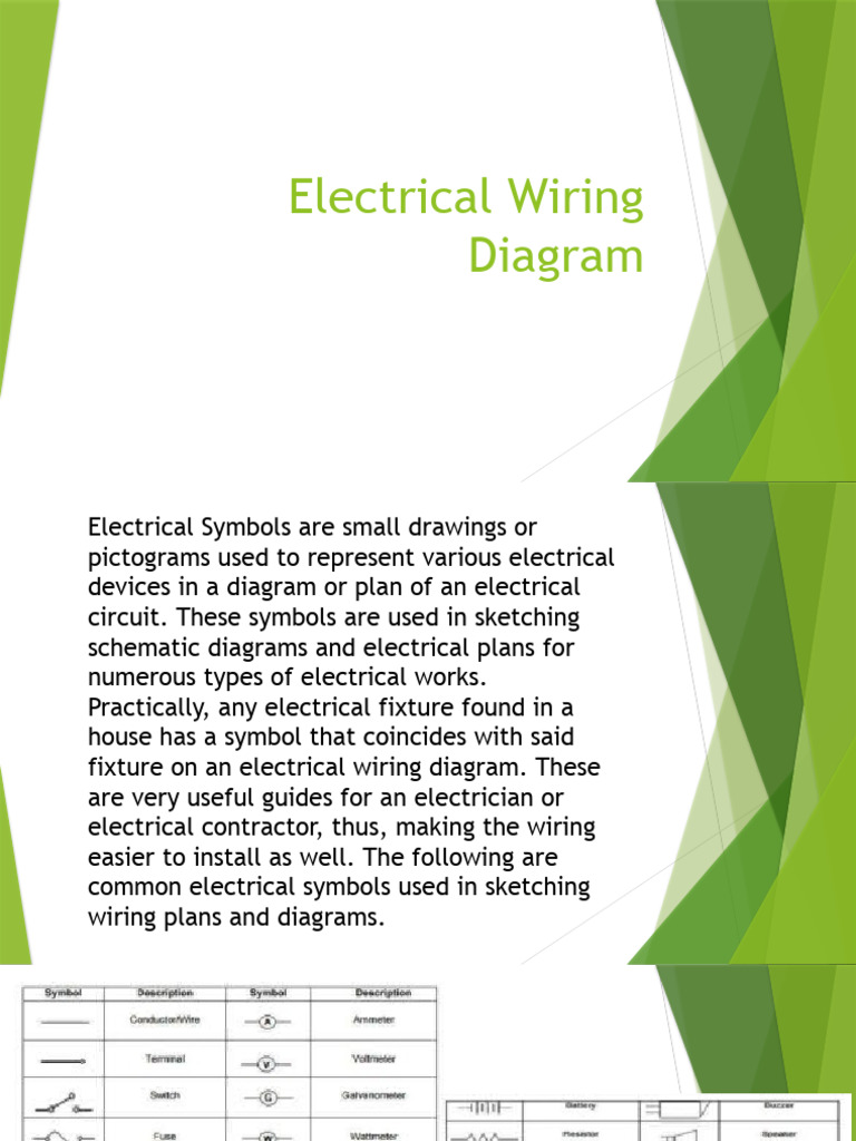 Electrical Wiring Diagram PDF