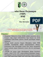 Pemaparan Materi NDP HMI