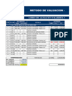 Metodos de Valuacion Peps Ueps y Promedio 