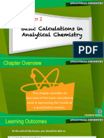 Chapter 2 Calculations in Analytical Chemistry Updated