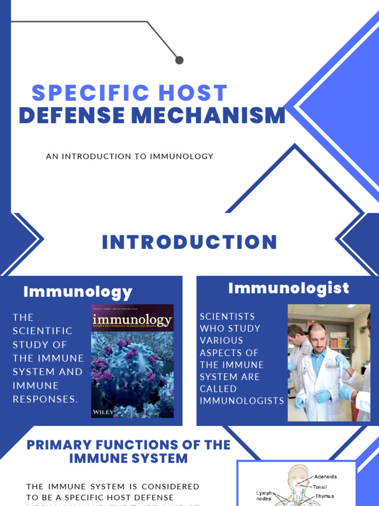 5 Specific Host Defense Mechanism PDF Allergy Antigen
