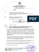 2023-09-18 Sdo-Nv Gender and Development (Gad) Activity Cum