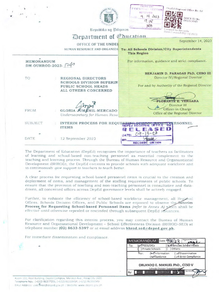 School-Based Personnel Request Process | PDF | Technology & Engineering
