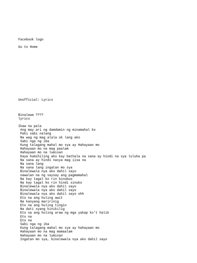 Lyrics | PDF