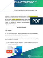 Contrato de Compraventa de Terreno Sin Escritura