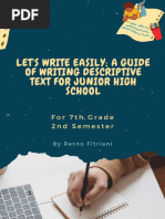 Let's Write Easily A Guide of Writing Descriptive Text For Junior High School