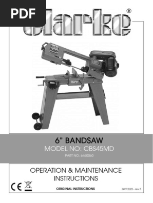 CBS45MD Bandsaw_Rev 5_(060710025)_(6460060)