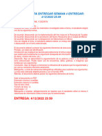 Tareas para Entregar Semana 4 Entregar