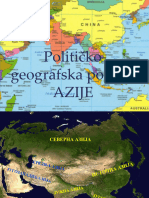 Azija Političko-Geografska Podela