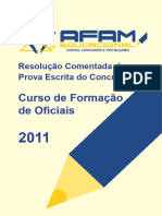 Resolução Comentada - CFO 2011