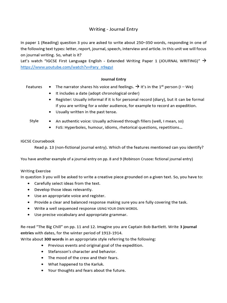 UNIT 3 - Journal Entry | PDF | Communication | Linguistics