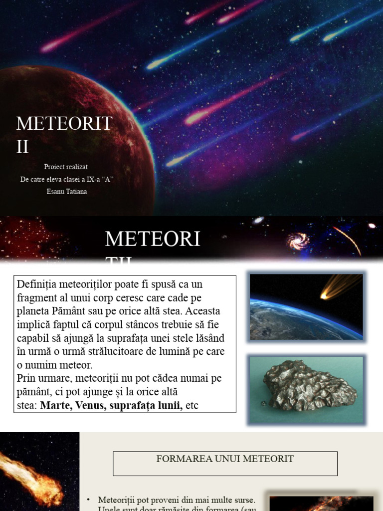 Meteoritii | PDF