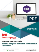 Curso de Especialización Sistema Integrado de Gestión Administrativa - SIGA MEF - 1