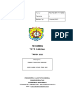 Pedoman Tata Naskah: TAHUN 2023