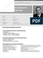 Unternehmensberater Köln - Existenzgründer - Existenzgründung - Unternehmensberatung MARKUS TONN ®