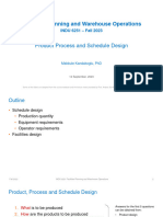 Product Process and Schedule Design II