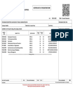 Registration Certificate