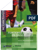 LIBRO Mejora Tu Fútbol Funciones Básicas en Cada Puesto Fichas Teórico