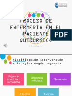 Proceso de Enfermeria en El Paciente Quirurgico