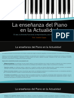 La Enseñanza Del Piano en La Actualidad