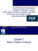 Minggu 6 Chapter 07 Rate of Return Analysis - 12e XE-REV