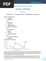 Oxford Resources For IB: Structure 3.1 - The Periodic Table: Classification of Elements