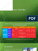 INCAPACIDAD TEMPORAL Y DESEMPLEO Presentación