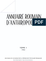 Annuaire Roumain Anthropologie 01 1964