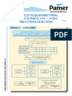 C - Química - R2 - UQM, Estequimetría, Soluciones, PH - pOH, Neutralización