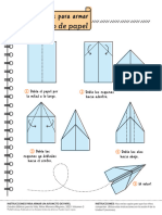 Instrucciones para Armar Un Avioncito de Papel