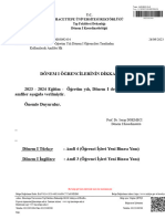 2023-2024 Eğitim-Öğretim Yılı Dönem I Öğrencileri Tarafından Kullanılaca...