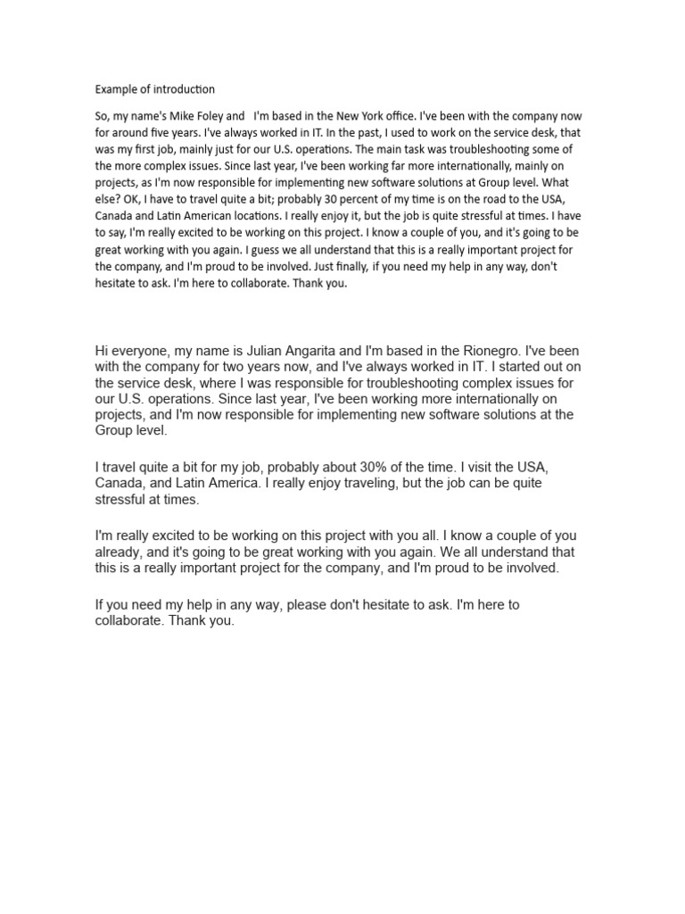 Example of Introduction | PDF