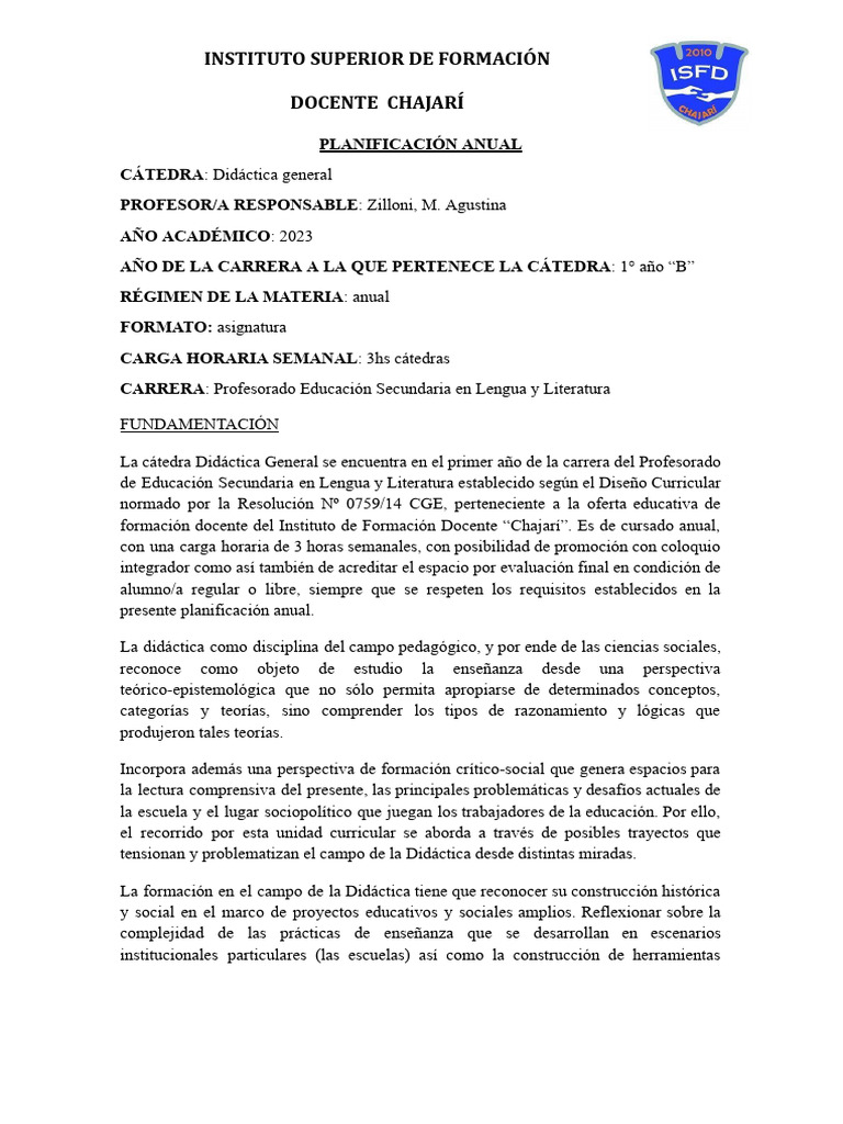 4 - Didactica General | PDF