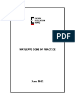 Current Way Leave Codeof Practice 2011