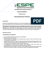 PDF Informe Interpolacion de Newton Compress