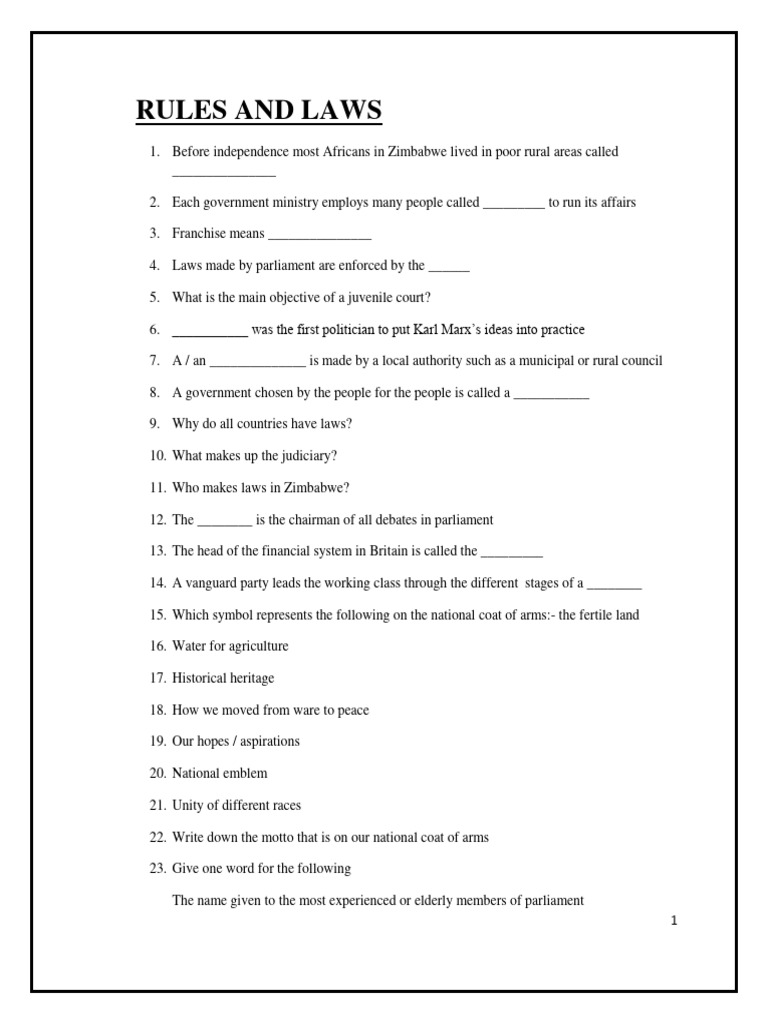 RULES-AND-LAWS | PDF