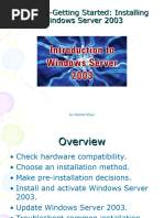 Windows Server 2003 Installation