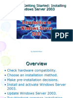 Windows Server 2003 Installation